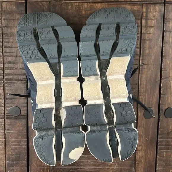 On Cloud Men's Running Midnight Navy Sneakers Size: 11.5 - Picture 10 of 12